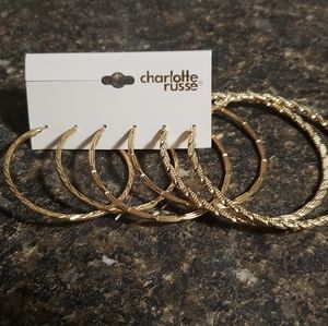 Golden Hoop Earrings